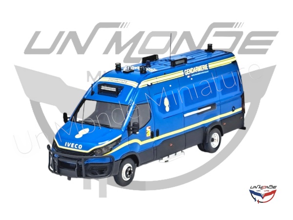 Iveco Daily Long Gruau VMG Vehicule Maintien de l\'Ordre 2022 Gendarmerie Bleu