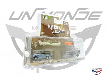 Jeep Jeepster Commando SC-1 With Canoe & Kayak Trailer