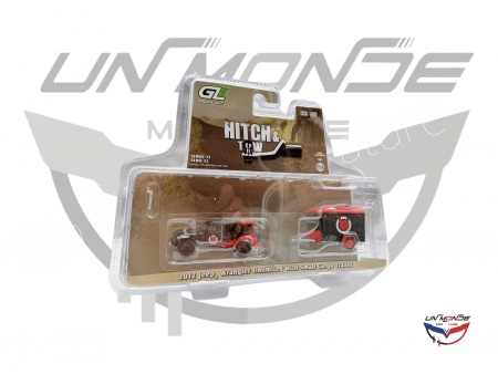 Jeep Wrangler Unlimited with Small Cargo Trailer