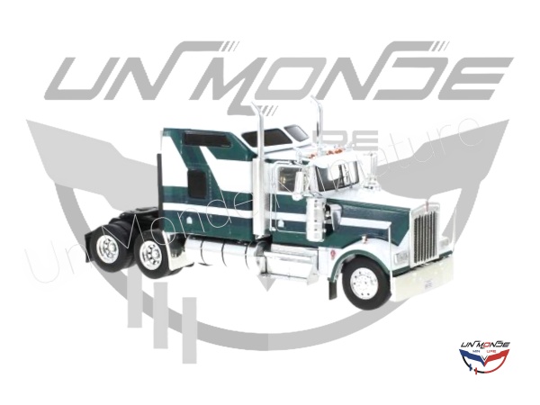 Kenworth W900 1990 Green and White
