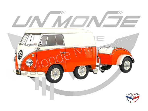 Kool Kombi 1950 Orange and White
