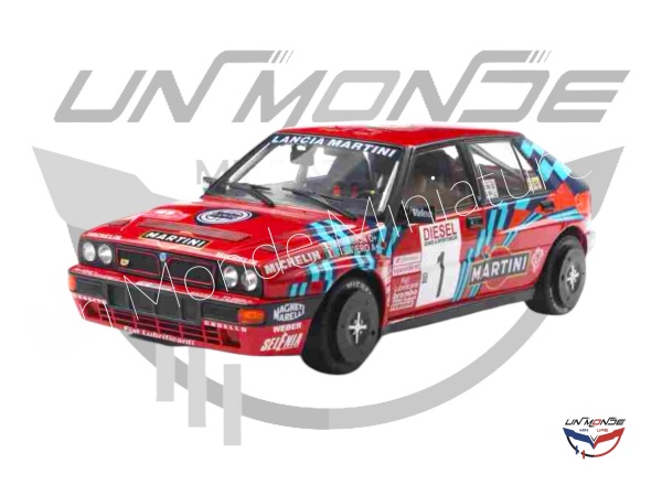 Lancia Delta HF #1 M.BIASION-T.SIVIERO Rally San Demo Integrale Red