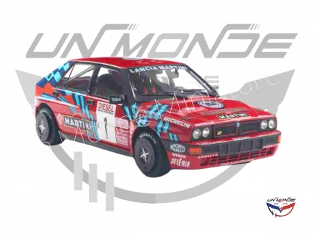 Lancia Delta HF #1 M.BIASION-T.SIVIERO Rally San Demo Integrale Red