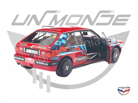 Lancia Delta HF #1 M.BIASION-T.SIVIERO Rally San Demo Integrale Red
