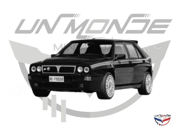 Lancia Delta HF Integrale Evo 1992 Black Dekor