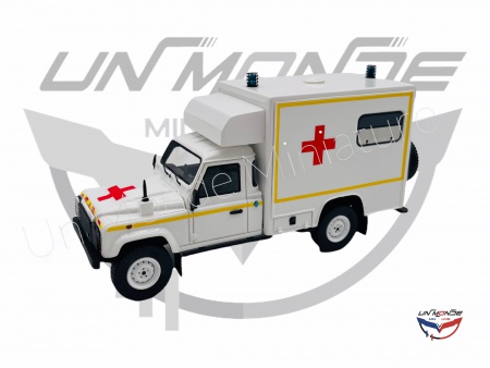 Land Rover 130 Ambulance Militaire Armée De Terre Blanc