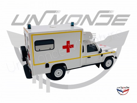 Land Rover 130 Ambulance Militaire Armée De Terre Blanc