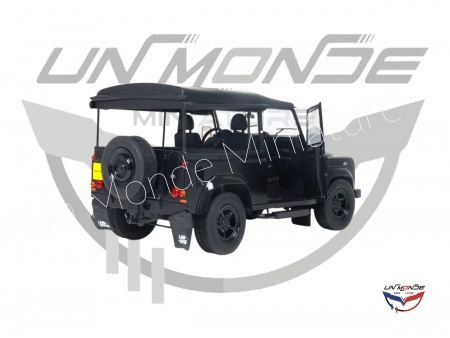 Land Rover Defender 90 Short 2016 With Rear Cover Black