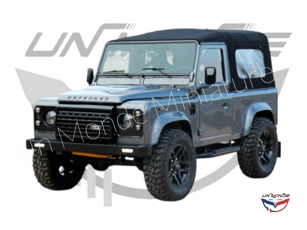 Land Rover Defender 90 Short 2016 With Rear Cover Mat Silver