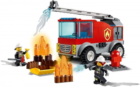 Le Camion des Pompiers avec Echelle