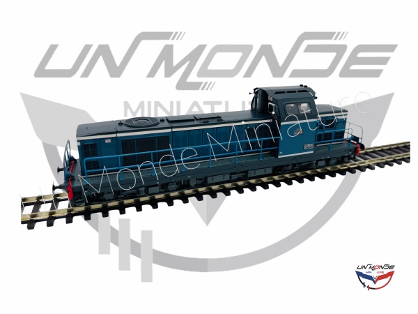 Locomotive Diesel BB 66105 Livrée Bleu & Blanche Analogique