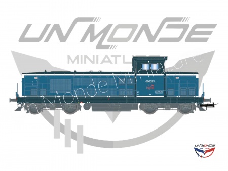Locomotive Diesel BB 666025 blanche & Bleue INFRA Analogique