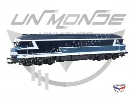 Locomotive Diesel CC 72084  Bleu SNCF Analogique