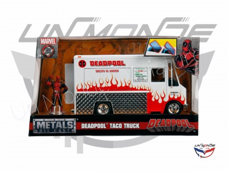 Marvel Food Truck with Deadpool Figure White