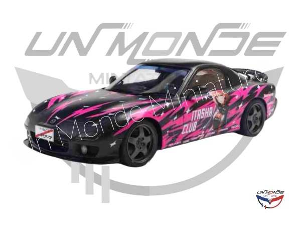 Mazda R7 FD3RS Solido Works Itasha Club 1999 Pink