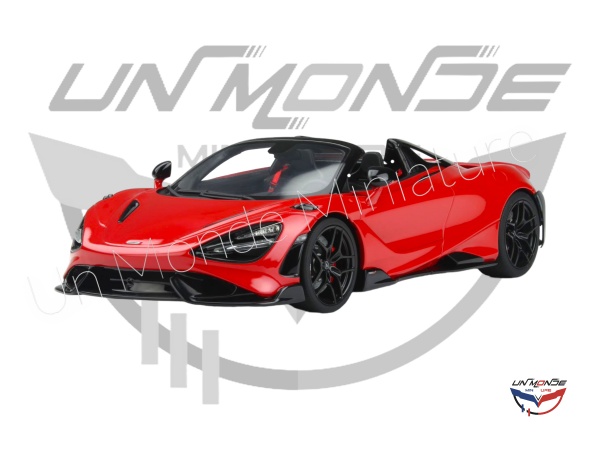 McLaren 765LT Spider 2021 Vermillon Red