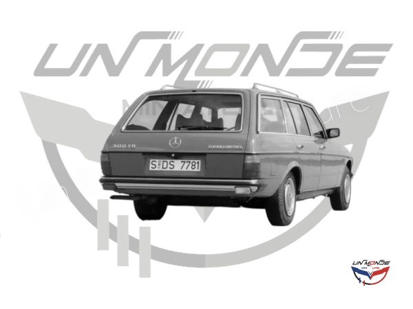 Mercedes 200T S123 1979 Red