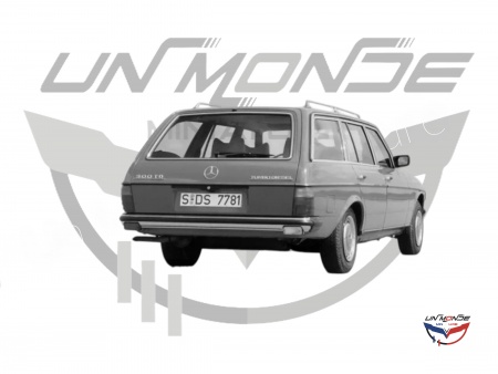 Mercedes 200T S123 1979 Red