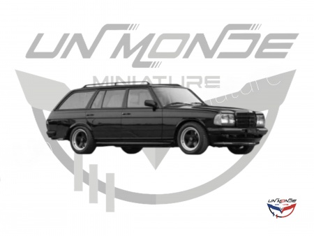 Mercedes 500 TE V8 AMG 123 1979 Black