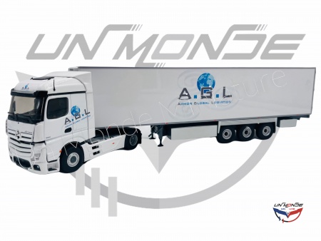 Mercedes ACTROS 5 Remorque CHEREAU ARMOR GLOBAL LOGISTICS