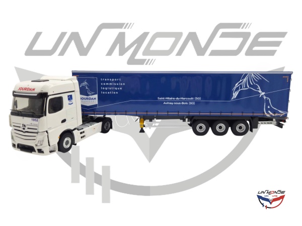 Mercedes Actros 5 Remorque Tautliner Jourdan TRANSPORTS & SOLUTIONS