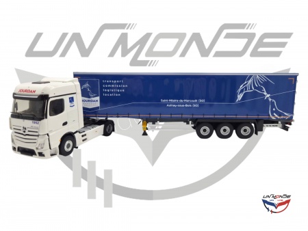 Mercedes Actros 5 Remorque Tautliner Jourdan TRANSPORTS & SOLUTIONS