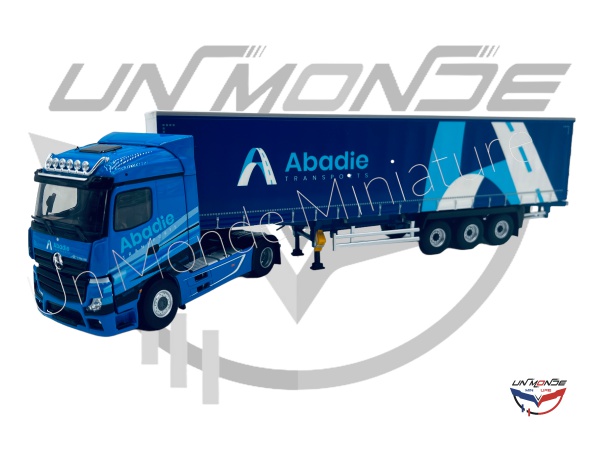 Mercedes ACTROS 5 Remorque Tautliner TRANSPORTS ABADIE