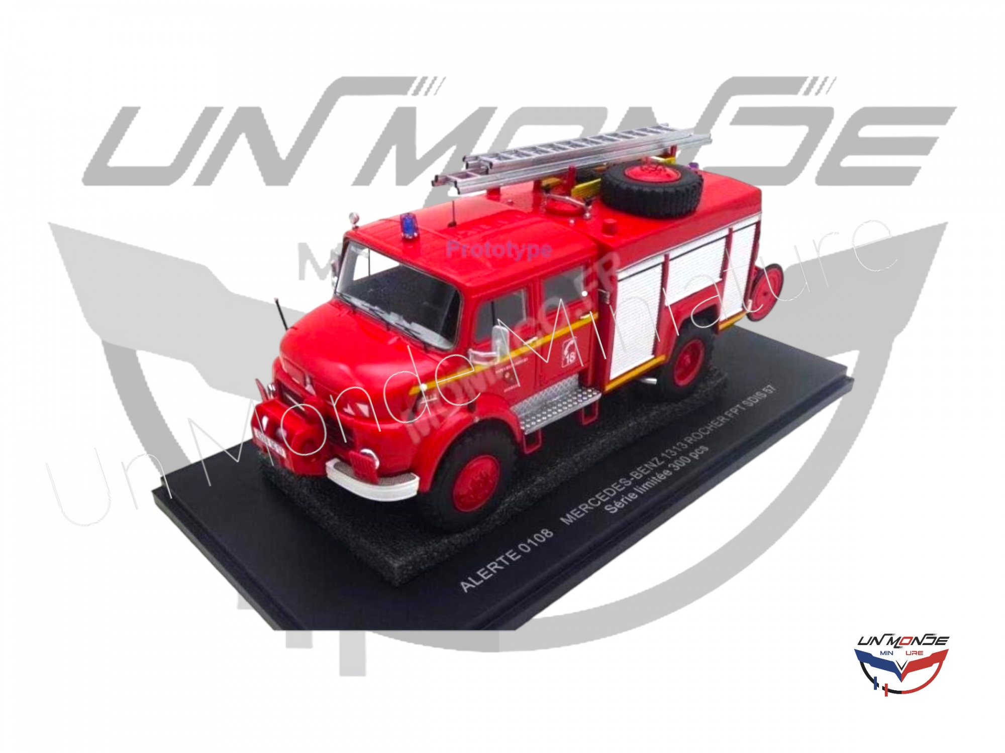 MERCEDES 1313 ROCHER FPT SDIS 57 ALERTE 1/43°