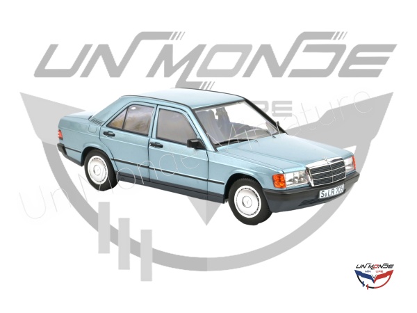 Mercedes-Benz 190E 1984 Light Blue Metallic