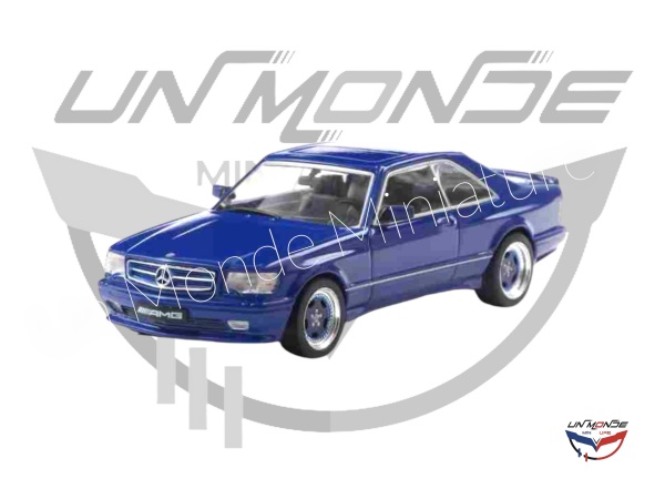 Mercedes-Benz 560 SEC AMG Widebody 1990 Linarite Blue Pearl