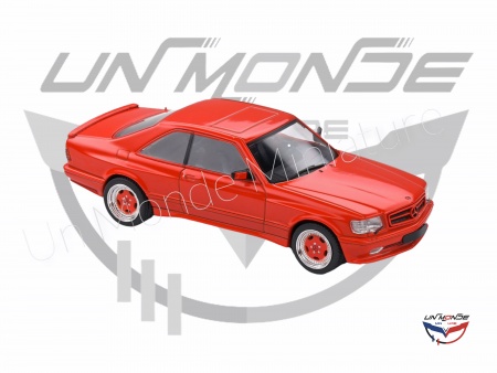 Mercedes-Benz 560 SEC AMG Widebody 1990 Red