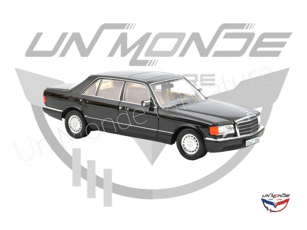 Mercedes-Benz 560 SEL 1989 Black metallic