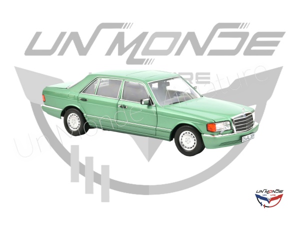 Mercedes-Benz 560 SEL 1991 Light Green Metallic