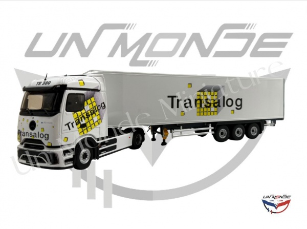 Mercedes E-Actros 600 Remorque Fourgon TRANSALOG