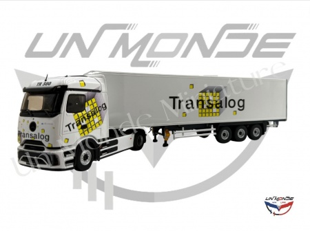 Mercedes E-Actros 600 Remorque Fourgon TRANSALOG