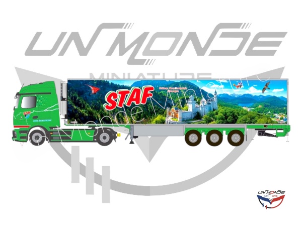 Mercedes E-Actros 600 SemiFrigo Staf Chteau de Neushwandstein