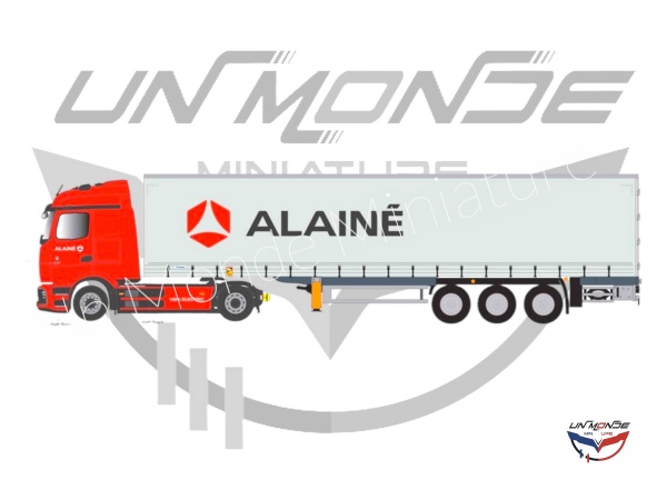 Mercedes E-Actros Remorque Tautliner GROUPE ALAINE