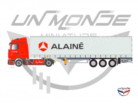 Mercedes E-Actros Remorque Tautliner GROUPE ALAINE