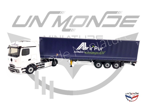 Mercedes E Actros Remorque Tautliner TRANSPORTS ALTRANS AIR\'PUR