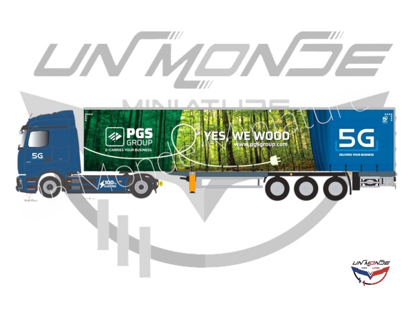 Mercedes E-Actros Semi Tautliner PGS Group