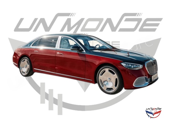 Mercedes Maybach S 680 4Matic 2021 Bleu Nautical & Rouge Patagonia