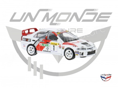 Mitsubishi Lancer GSR Evolution IV #1 T.MAKINEN - S.MARJANE White