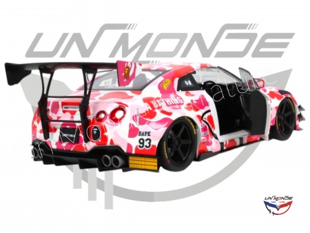 Nissan GT-R (R35) With Liberty Walk Body Kit 2.0 2025 Pink Camo