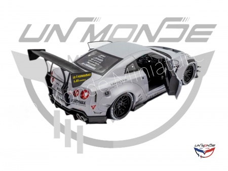 Nissan GT-R R35 With Liberty Walk Body Kit Type 2.0 Grey