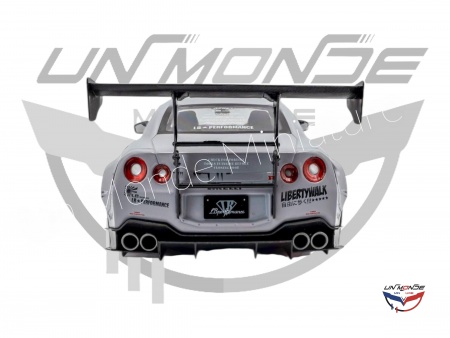 Nissan GT-R R35 With Liberty Walk Body Kit Type 2.0 Grey