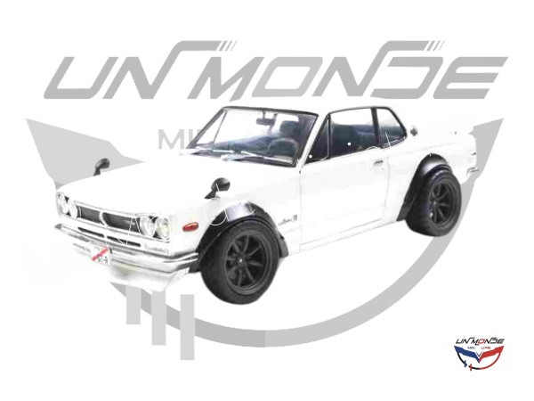 Nissan Skyline C10 Hakosuka Solido Works 1970 Pearl White