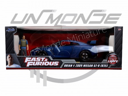 Nissan Skyline GT-R  W/Brian\'s Figure Blue