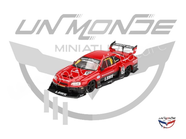 Nissan Skyline GT-R R34 2024 Super Silhouette Red and Black