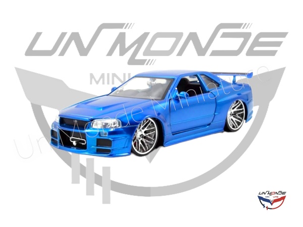 Nissan Skyline GT-R R34 Blue FF 2002