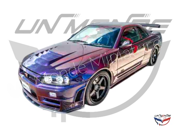 Nissan Skyline R34 GT-R Z 1999 Tune Midnight Purple